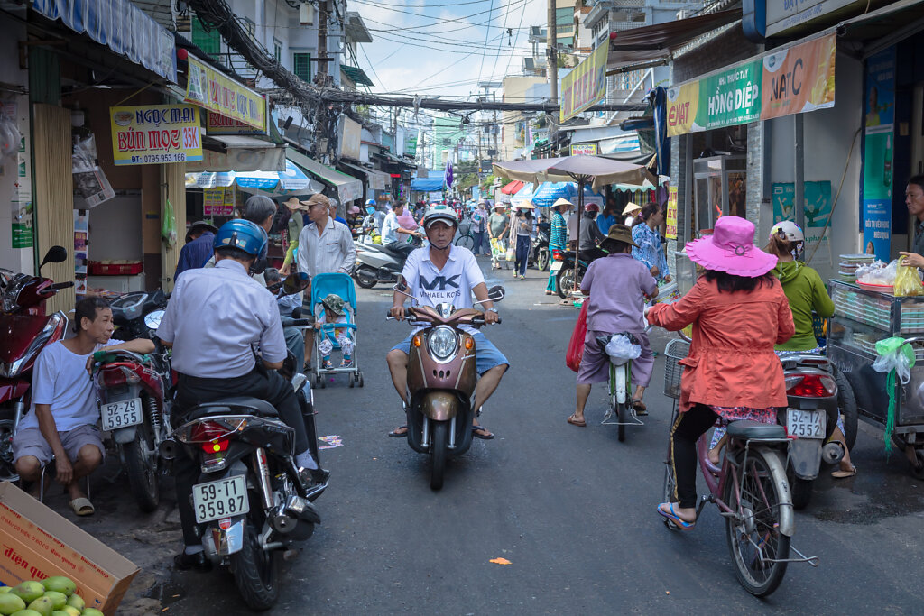 Rushhour in Ho-Chi-Minh-Stadt